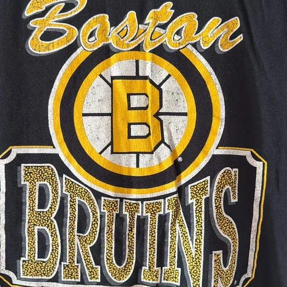 Vintage Boston Bruins T-Shirt / Medium / 1992 / AOP Wraparound Design / NHL - Picture 8 of 10